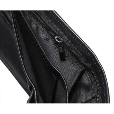 Стилен мъжки портфейл от естествена кожа - телешки бокс с джоб за монети и документи