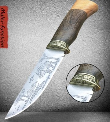 Тактически ловен нож за дране – идеален за ловци, военни и къмпинг приключения