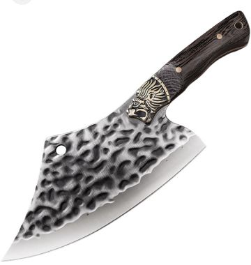 Кухненски сатър масивен от неръждаема стомана – перфектен за месо, риба и кълцане.