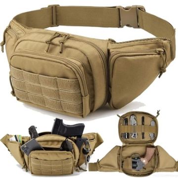 Тактическа чанта военна за оръжие през рамо или кръст  Водоустойчива Airsoft 