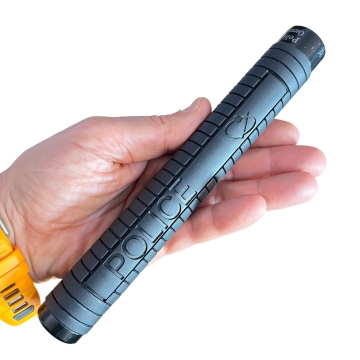 Сгъваема телескопична палка с калъф за колан – 50 см, 3 секции за максимална защита