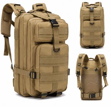 Тактическа раница 30L с MOLLE система за къмпинг и оцеляване