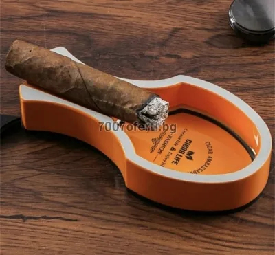 Пепелник за пури CIGARLOONG – метален, с 1 слот за пура
