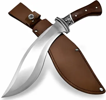 Мачете кукри Columbia Heavy Duty – острие 5 мм, 57 HRC с калъф за колан
