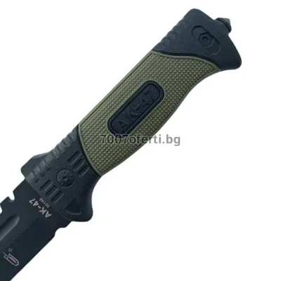 Тактически нож AK-47 за оцеляване с компас и кремък Survivor