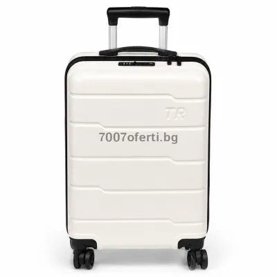 Куфар за ръчен багаж 55x40x20 см – полипропилен, свалящи се  колела 360° 