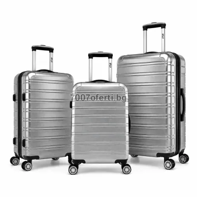 Комплект куфари 3 броя IFLY  20″ 24″ 28″, поликарбонат  колела 360° 