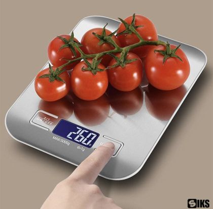  Кухненска везна цифрова от неръждаема точност 0,01г/5кг измерва храна/мляко/ядки