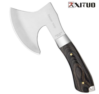 Масивна туристическа брадва в стил СССР – идеална за оцеляване и къмпинг приключения