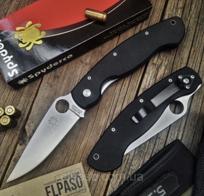 Тактически сгъваем нож SPYDERCO Military CPM S30V – премиум джобен нож