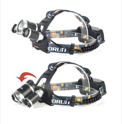 Водоустойчив челник с мощен фенер – въртящ се фокус и мащабиране за перфектно осветление