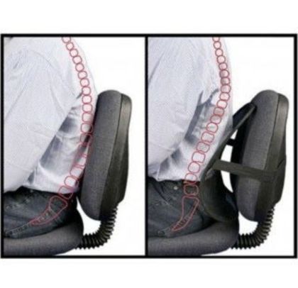 Анатомична облегалка много комфортна за кръста/гръбнака в кола или офис стол