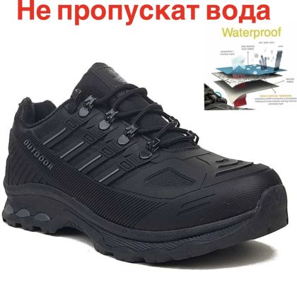 Мъжки обувки непромокаеми в сняг дъжд кал за туризъм в планината