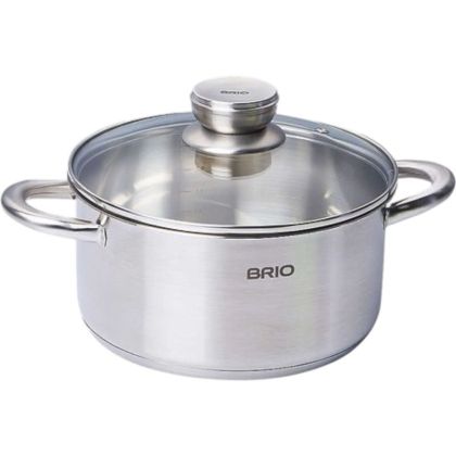 Тенджера Brio Metallica 3.1 л – Неръждаема стомана с капак
