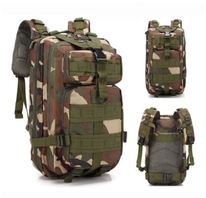 Тактическа раница военна Molle 30L водоустойчива 4 отделения, Модел Survival