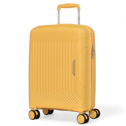 Куфар за ръчен багаж 55x38x22 см здрав полипропилен 360° колела