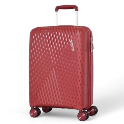 Куфар за ръчен багаж 55x38x22 см здрав полипропилен 360° колела