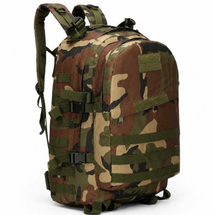Тактическа раница 40L с MOLLE система за къмпинг и оцеляване