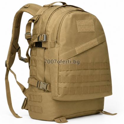  Тактическа раница 40L с MOLLE система за къмпинг и оцеляване