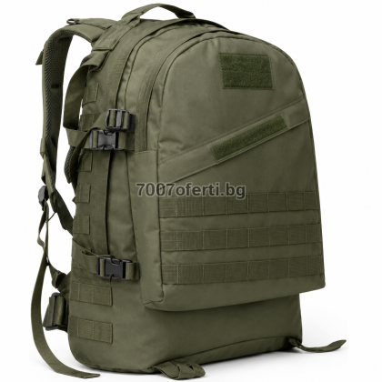 Тактическа раница 40L с MOLLE система за къмпинг и оцеляване