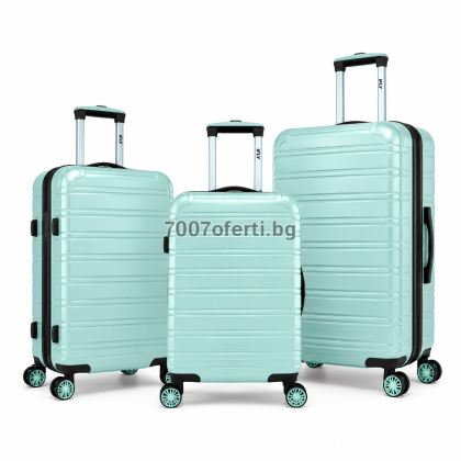 Комплект куфари 3 броя IFLY  20″ 24″ 28″, поликарбонат  колела 360° 