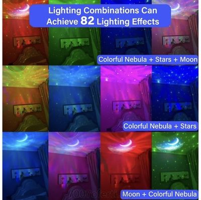 Детска Нощна Лампа Проектор Звездно Небе Астронавт Galaxy Star Projector