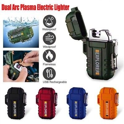 Запалка ветроустойчива Explorer водоустойчива без пламък импулсна USB зареждане
