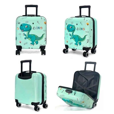 Детски Куфар Камионче 3D (Лилав) | ABS/PC Филм, 4 Колела 360°