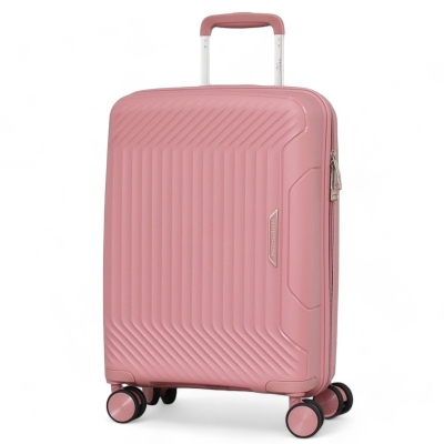 Куфар за ръчен багаж 55x38x22 см здрав полипропилен 360° колела