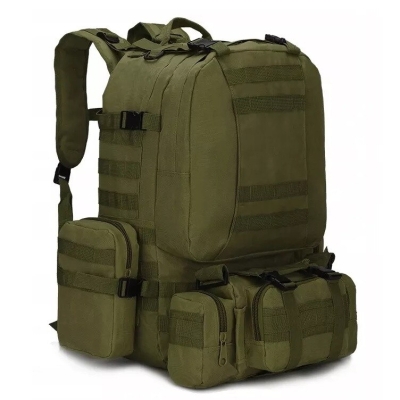 Тактическа раница 55L 4в1 – MOLLE, водоустойчива