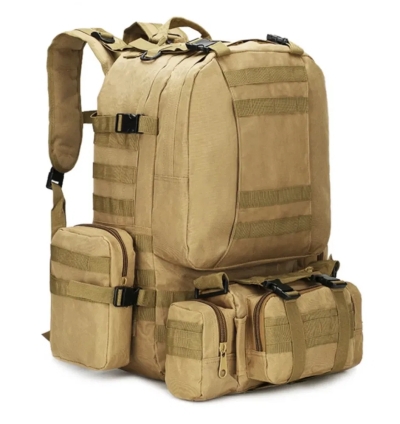 Тактическа раница 55L 4в1 – MOLLE, водоустойчива