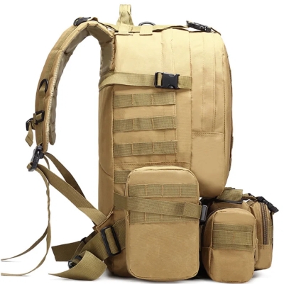 Тактическа раница 55L 4в1 – MOLLE, водоустойчива
