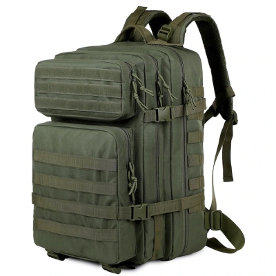 Тактическа раница водоустойчива Army Bag 45L – 900D, Molle, черна, зелена, бежова