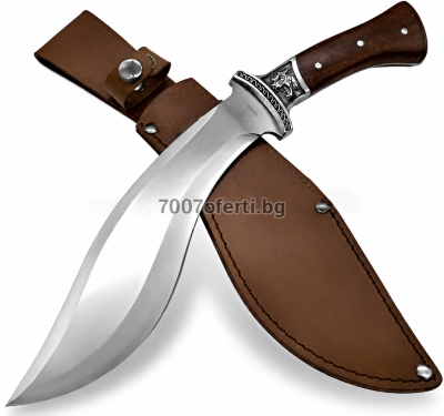 Мачете кукри Columbia Heavy Duty – острие 5 мм, 57 HRC с калъф за колан