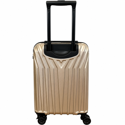Куфар за ръчен багаж ABS 53x35x20 см – spinner, сваляеми колела златист 