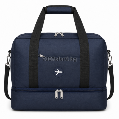 Чанта за ръчен багаж Perfect line 40x30x20 см – с отделение за обувки