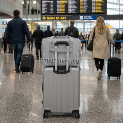 Пътническа чанта за ръчен багаж 40×30×20 см – одобрена за Ryanair, Wizz Air и EasyJet