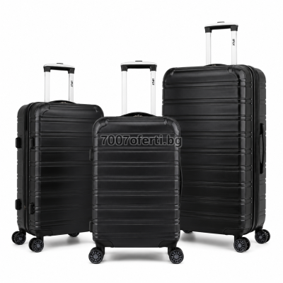 Комплект куфари 3 броя IFLY  20″ 24″ 28″, поликарбонат  колела 360° 