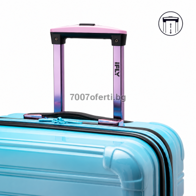Комплект куфари 3 броя IFLY  20″ 24″ 28″, поликарбонат  колела 360° 