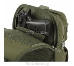 Тактическа чанта с универсален кобур за оръжие USA Tactical  водоустойчива